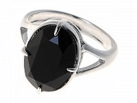 Кольцо с кристаллами Swarovski Черное море
