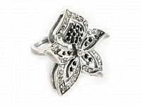 Кольцо Цветок Эдема с кристаллами Swarovski